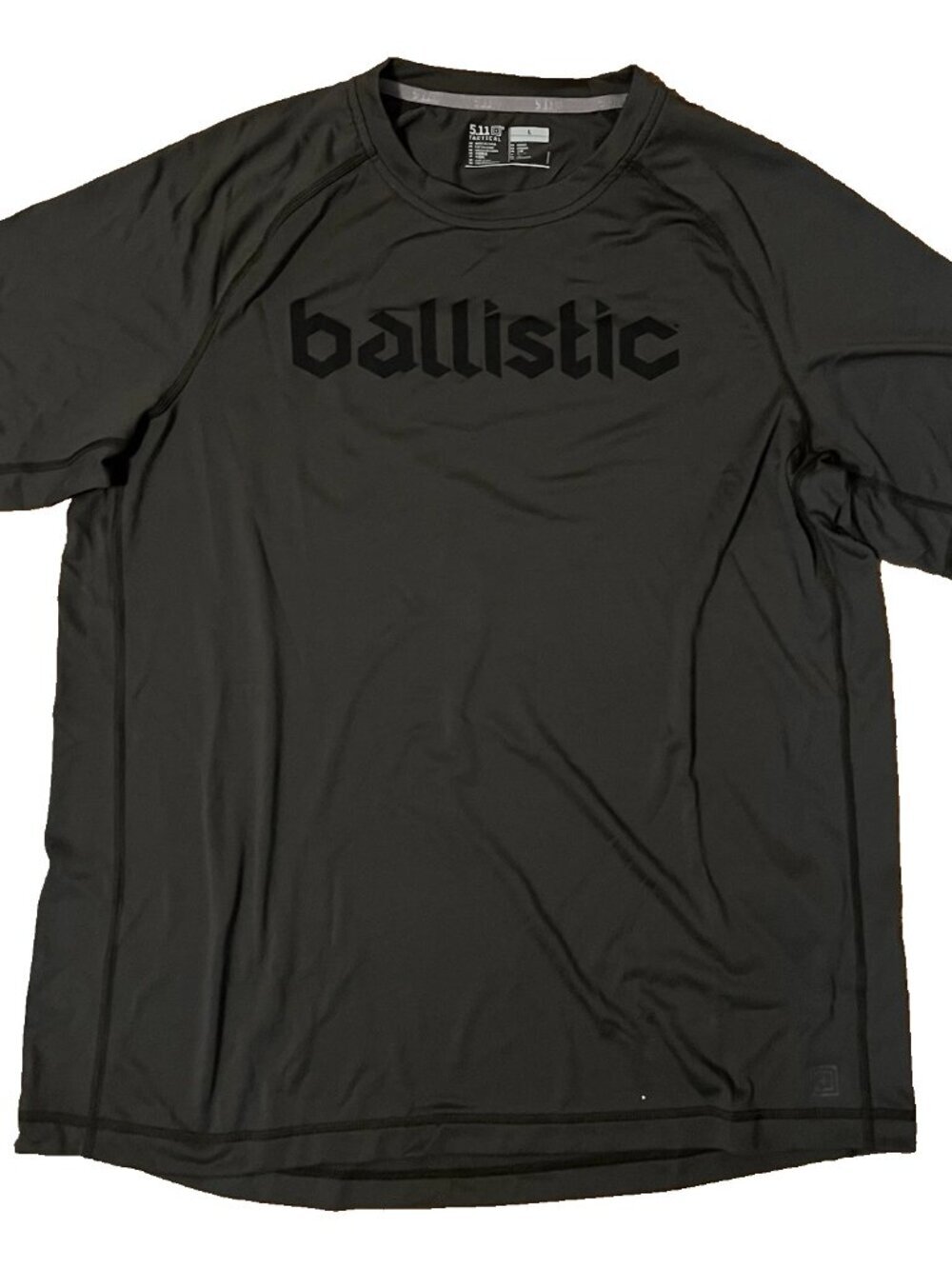 NEW 5.11 Tactical Men's BALLISTIC Logo Utility PT T-Shirt Large - Army Green